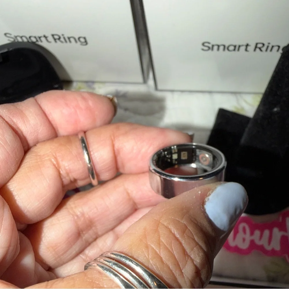 🔥SMART RING-WOW! NEW:your choice of Silver, rose gold, black.Own or gift one!